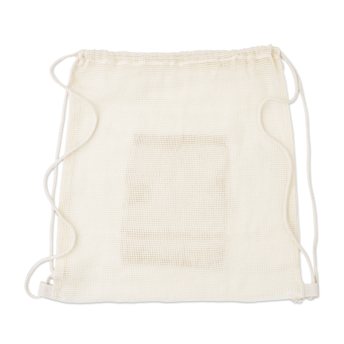 mesh cotton bag